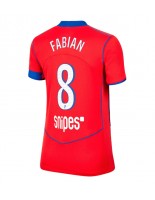 Paris Saint-Germain Fabian Ruiz #8 Tredjedrakt Dame 2025-26 Korte ermer